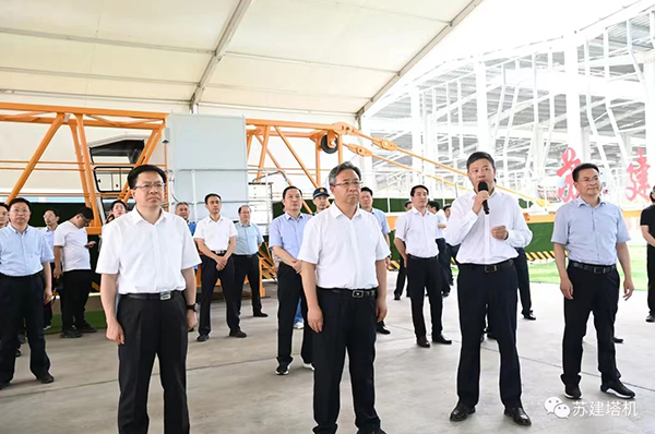 宿遷市委書記王昊，市長(zhǎng)陳忠偉考察我公司